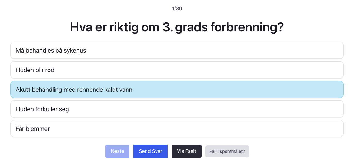 Båtførerprøven test og øvingsoppgaver