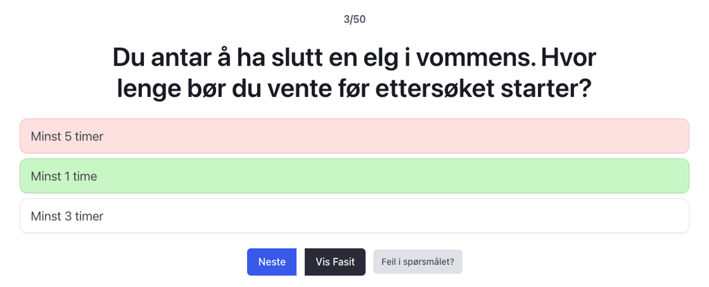 Jegerprøven øvingsoppgaver og test fra Eteo