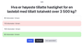 Lastebil teori klasse C og C1 øvingsoppgaver