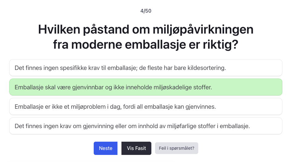 YSK grunnkurs gods teoriprøveøving